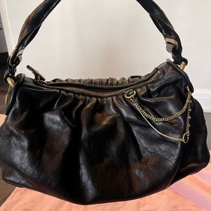 Juicy Couture Black Hobo Handbag